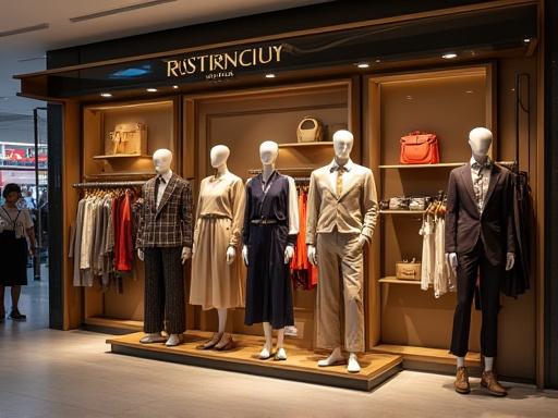 Trendige Boutiquen und internationale Labels